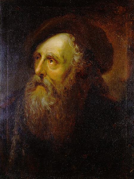 antoine pesne Portrait of an Old Jew Sweden oil painting art
